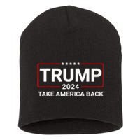 Donald Trump 2024 Take America Back Election The Return Short Acrylic Beanie