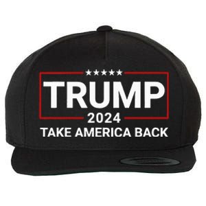 Donald Trump 2024 Take America Back Election The Return Wool Snapback Cap