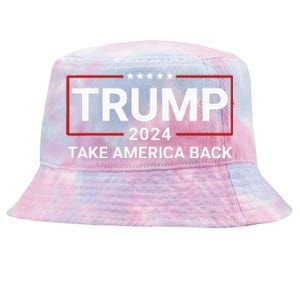 Donald Trump 2024 Take America Back Election The Return Tie-Dyed Bucket Hat