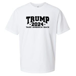 Donald Trump 2024 Take America Back Sueded Cloud Jersey T-Shirt