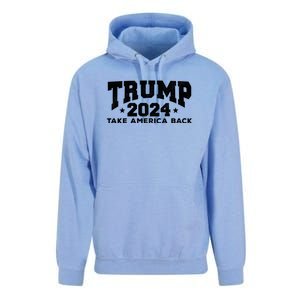 Donald Trump 2024 Take America Back Unisex Surf Hoodie