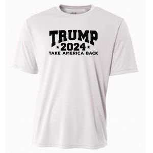 Donald Trump 2024 Take America Back Cooling Performance Crew T-Shirt