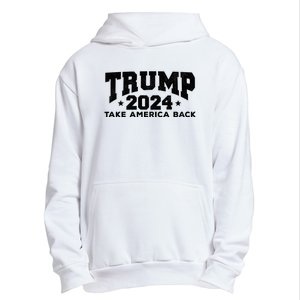 Donald Trump 2024 Take America Back Urban Pullover Hoodie