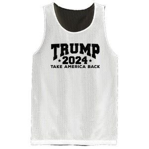 Donald Trump 2024 Take America Back Mesh Reversible Basketball Jersey Tank