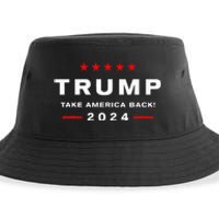 Donald Trump 2024 Take America Back Election The Return Sustainable Bucket Hat