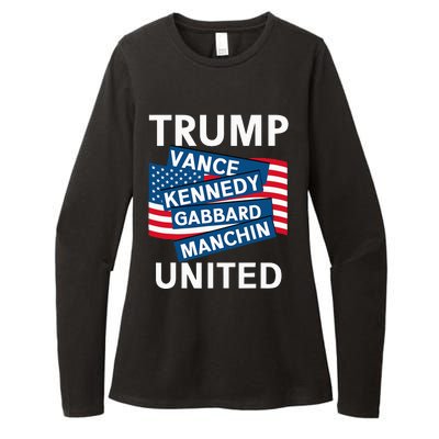 Donald Trump 2024 Joe Manchin Kennedy Gabbard Checkmate Womens CVC Long Sleeve Shirt