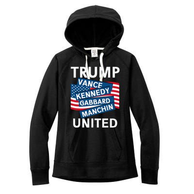 Donald Trump 2024 Joe Manchin Kennedy Gabbard Checkmate Women's Fleece Hoodie