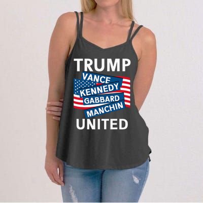 Donald Trump 2024 Joe Manchin Kennedy Gabbard Checkmate Women's Strappy Tank