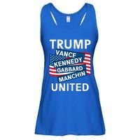 Donald Trump 2024 Joe Manchin Kennedy Gabbard Checkmate Ladies Essential Flowy Tank