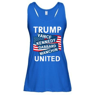 Donald Trump 2024 Joe Manchin Kennedy Gabbard Checkmate Ladies Essential Flowy Tank