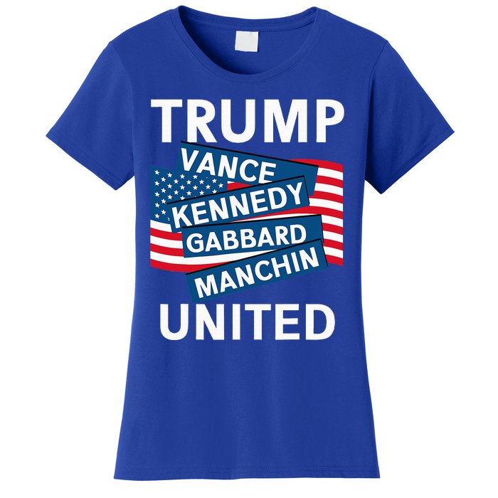 Donald Trump 2024 Joe Manchin Kennedy Gabbard Checkmate Women's T-Shirt