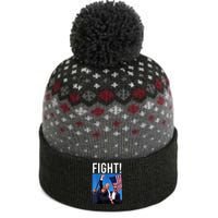 Donald Trump 2024 Fight Fight Fight Trump Rally Gift The Baniff Cuffed Pom Beanie