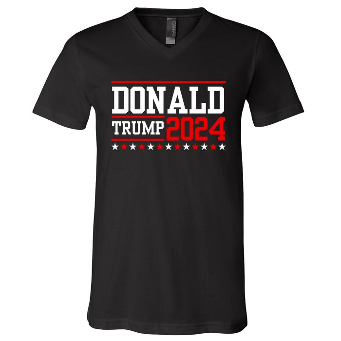 Donald Trump 2024 V-Neck T-Shirt