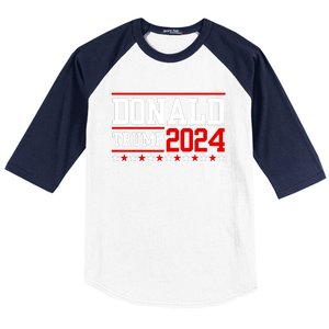 Donald Trump 2024 Baseball Sleeve Shirt