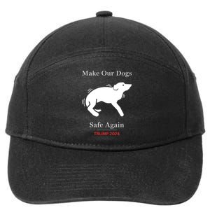 Donald Trump 2024 Funny Dog Conservative Maga 7-Panel Snapback Hat