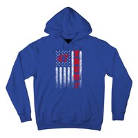 Donald Trump 2024 President American Flag Pro Trump Vintage Gift Hoodie