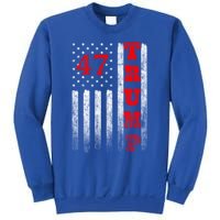 Donald Trump 2024 President American Flag Pro Trump Vintage Gift Sweatshirt