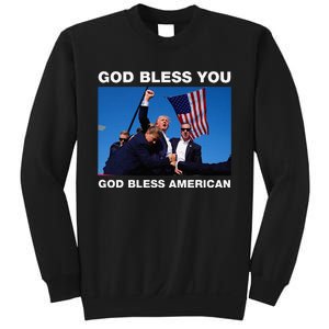 Donald Trump 2024 God Bless You God Bless America Sweatshirt