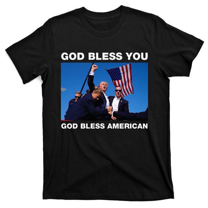 Donald Trump 2024 God Bless You God Bless America T-Shirt