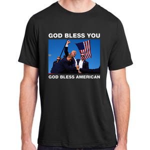 Donald Trump 2024 God Bless You God Bless America Adult ChromaSoft Performance T-Shirt