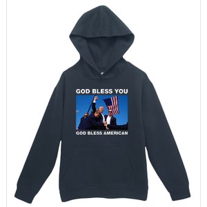 Donald Trump 2024 God Bless You God Bless America Urban Pullover Hoodie