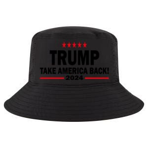 Donald Trump 2024 Take America Back Meaningful Gift Cool Comfort Performance Bucket Hat