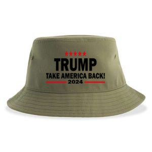 Donald Trump 2024 Take America Back Meaningful Gift Sustainable Bucket Hat