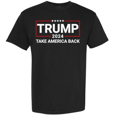 Donald Trump 2024 Take America Back Election - The Return Garment-Dyed Heavyweight T-Shirt