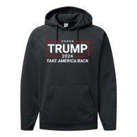 Donald Trump 2024 Take America Back Election - The Return Performance Fleece Hoodie