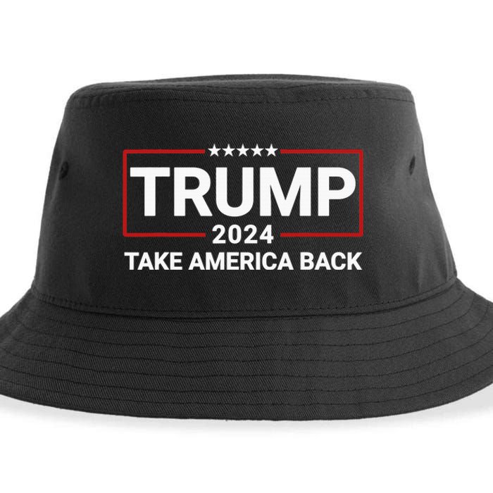 Donald Trump 2024 Take America Back Election - The Return Sustainable Bucket Hat