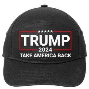 Donald Trump 2024 Take America Back Election - The Return 7-Panel Snapback Hat