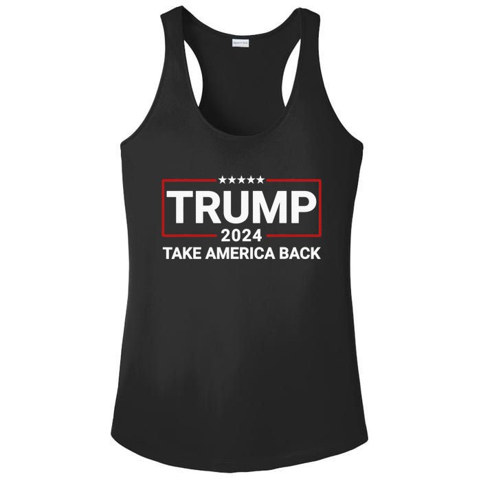 Donald Trump 2024 Take America Back Election - The Return Ladies PosiCharge Competitor Racerback Tank