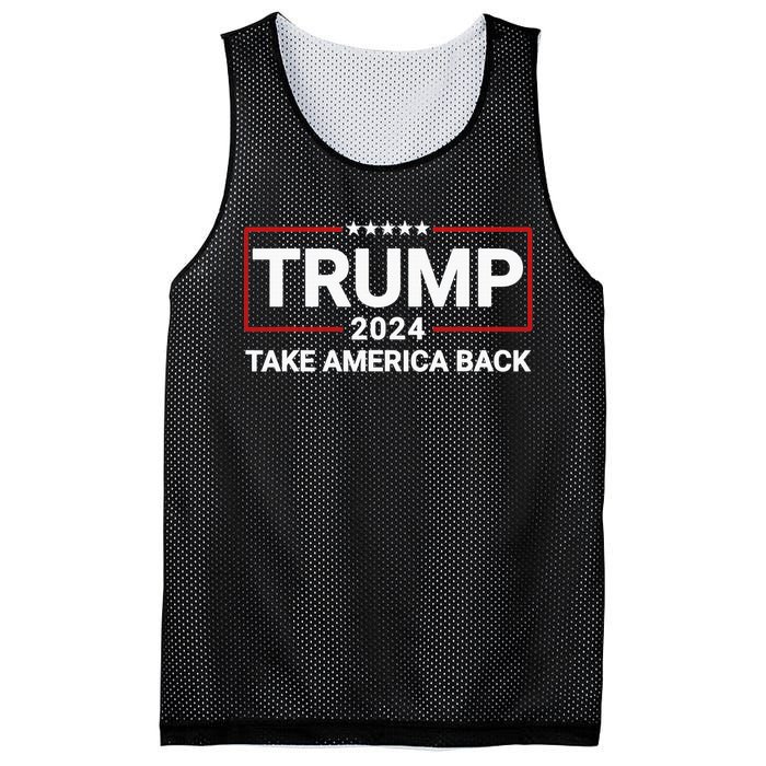 Donald Trump 2024 Take America Back Election - The Return Mesh Reversible Basketball Jersey Tank