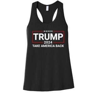 Donald Trump 2024 Take America Back Election - The Return Women's Racerback Tank