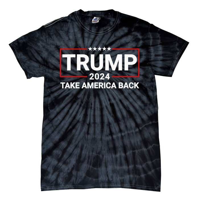 Donald Trump 2024 Take America Back Election - The Return Tie-Dye T-Shirt