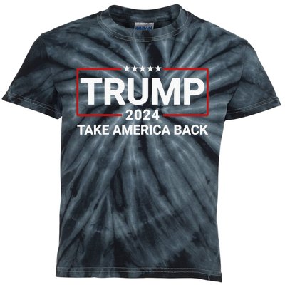 Donald Trump 2024 Take America Back Election - The Return Kids Tie-Dye T-Shirt