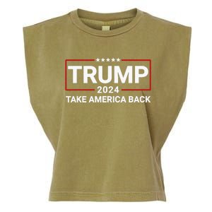 Donald Trump 2024 Take America Back Election - The Return Garment-Dyed Women's Muscle Tee