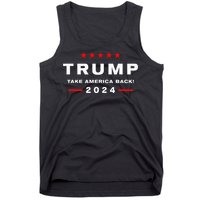 Donald Trump 2024 Take America Back Election The Return Tank Top