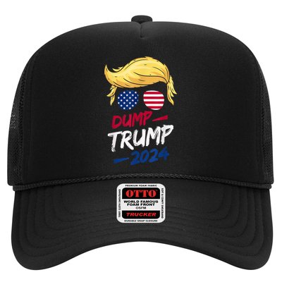 Dump Trump 2024 Funny Support Trump Election The Return Trucker Hat