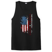 Donald Trump 2024 Take America Back American Flag Patriotic PosiCharge Competitor Tank