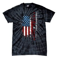 Donald Trump 2024 Take America Back American Flag Patriotic Tie-Dye T-Shirt