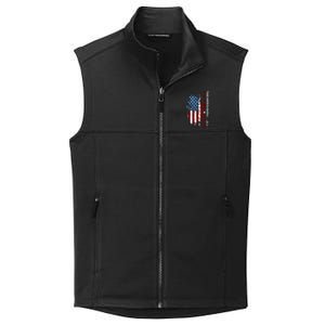 Donald Trump 2024 Take America Back American Flag Patriotic Collective Smooth Fleece Vest