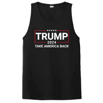 Donald Trump 2024 Take America Back Election The Return 7625 PosiCharge Competitor Tank