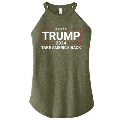 Donald Trump 2024 Take America Back Election The Return 7625 Women's Perfect Tri Rocker Tank