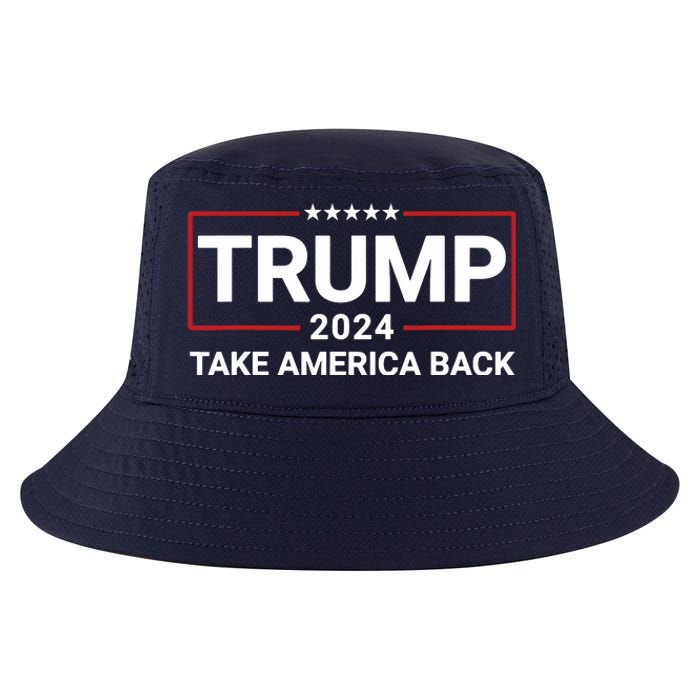 Donald Trump 2024 Take America Back Election The Return 7625 Cool Comfort Performance Bucket Hat