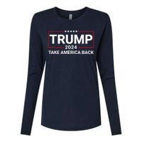 Donald Trump 2024 Take America Back Election The Return 7625 Womens Cotton Relaxed Long Sleeve T-Shirt