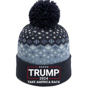 Donald Trump 2024 Take America Back Election The Return 7625 The Baniff Cuffed Pom Beanie