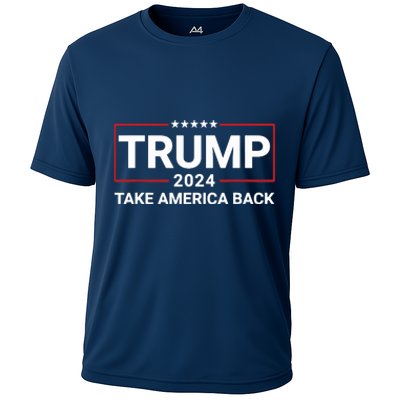 Donald Trump 2024 Take America Back Election The Return 7625 Cooling Performance Crew T-Shirt