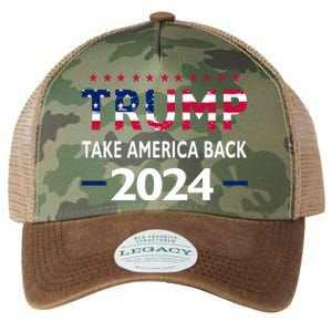 Donald Trump 2024 Take America Back Election The Return Legacy Tie Dye Trucker Hat