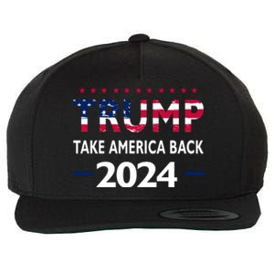 Donald Trump 2024 Take America Back Election The Return Wool Snapback Cap